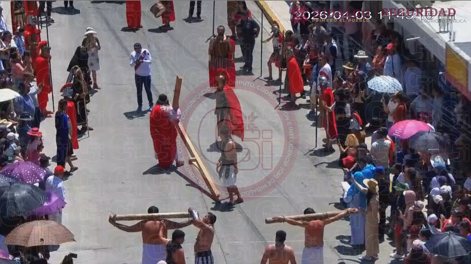 Desarrollo de viacrucis sin incidencias en Hidalgo